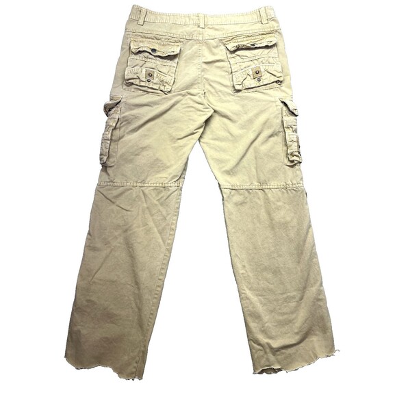 Junye Jeans Men’s Size 36 Cargo Pants Tan Yellow Sand Military Tactical Grunge‎ - Picture 16 of 16